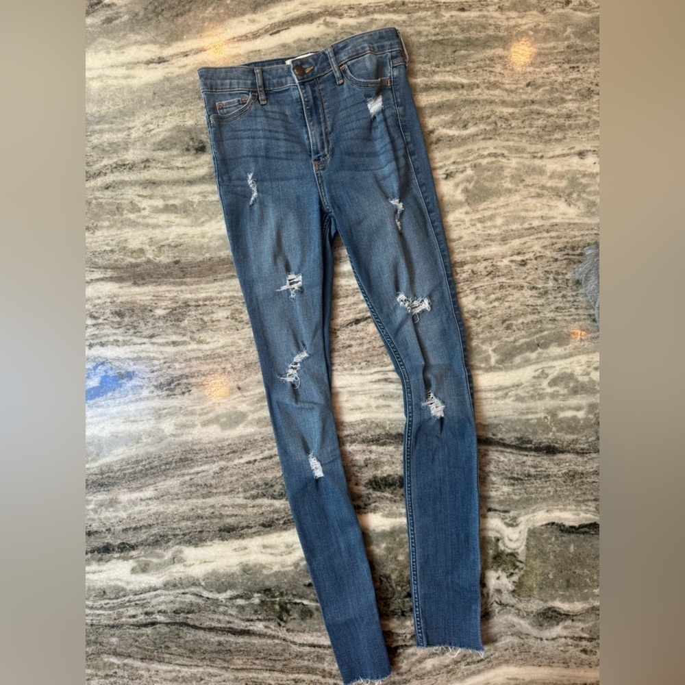 Hollister High-Rise Skinny Jeans Size 25
